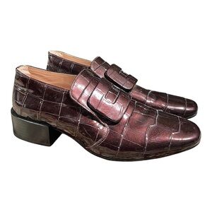 Kate Spade Patent Croc Loafers